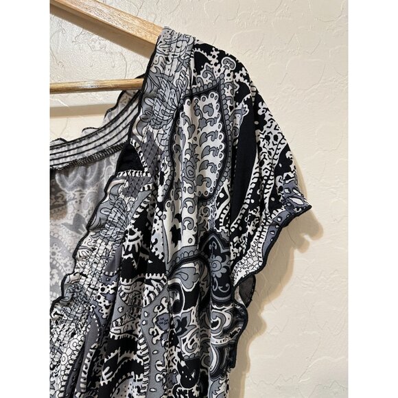 Y2K Babydoll Anthony Original Maxi Dress Sz L Boho Festival Fairygrunge Western - Picture 13 of 13